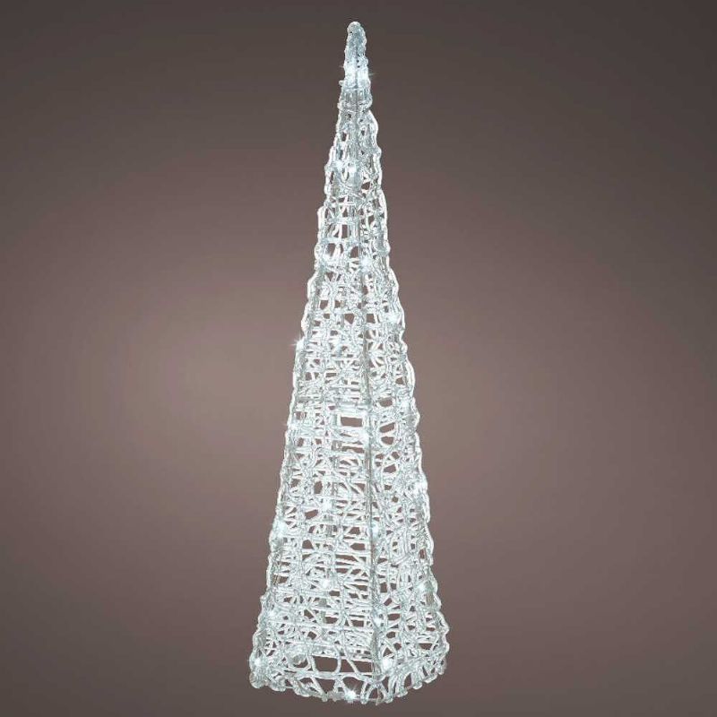 Pyramide LED blanc froid H58cm