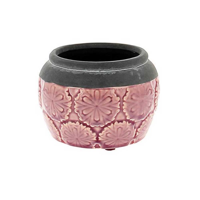 Cache Pot Rond Rose