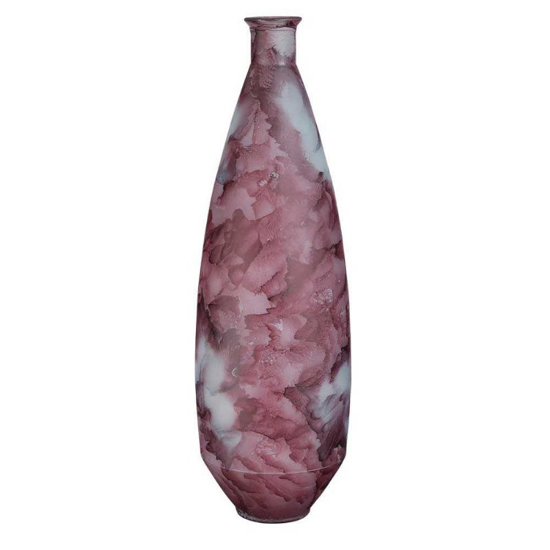 Antibes vase en verre recyclé violet 2