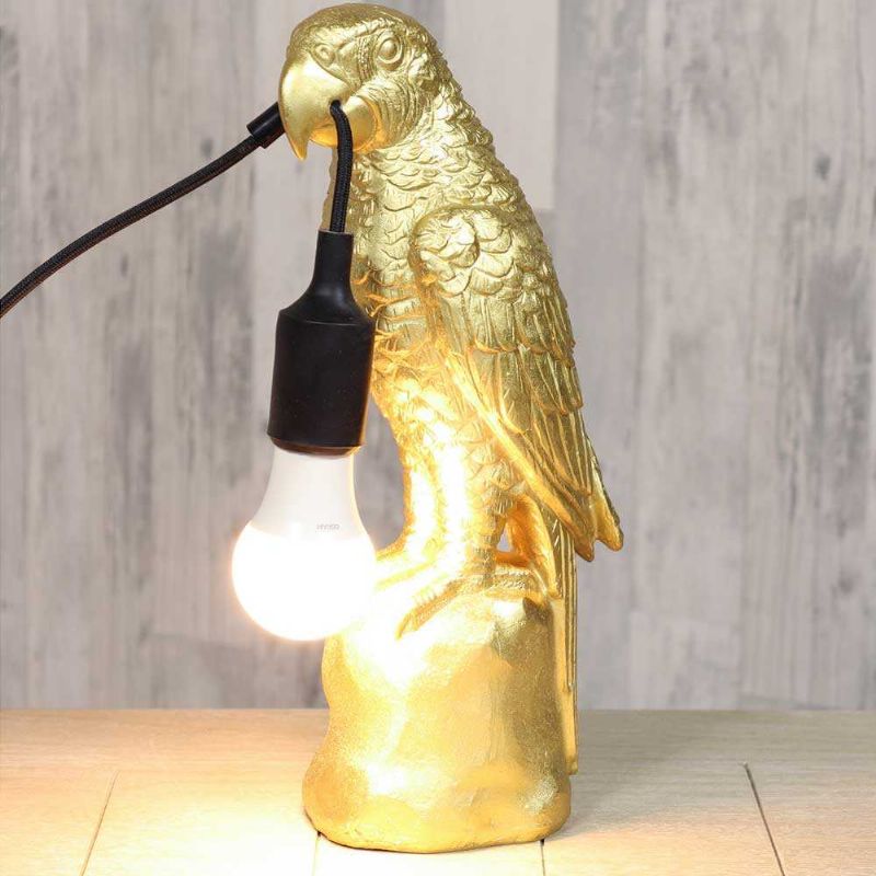 Lampe de table perroquet