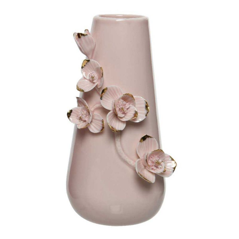 Vase en porcelaine rose